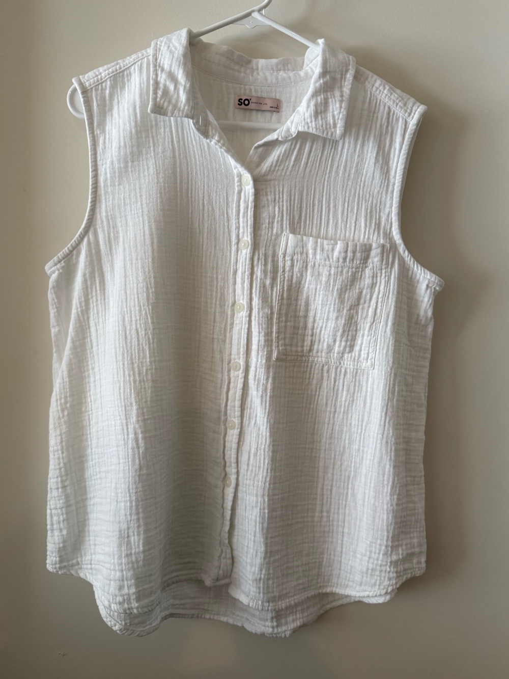 Like New SO Cotton Gauze Tank